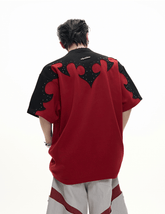3D Appliqué Rhinestone Tee - COPPING THREADS - ArguE CulturE